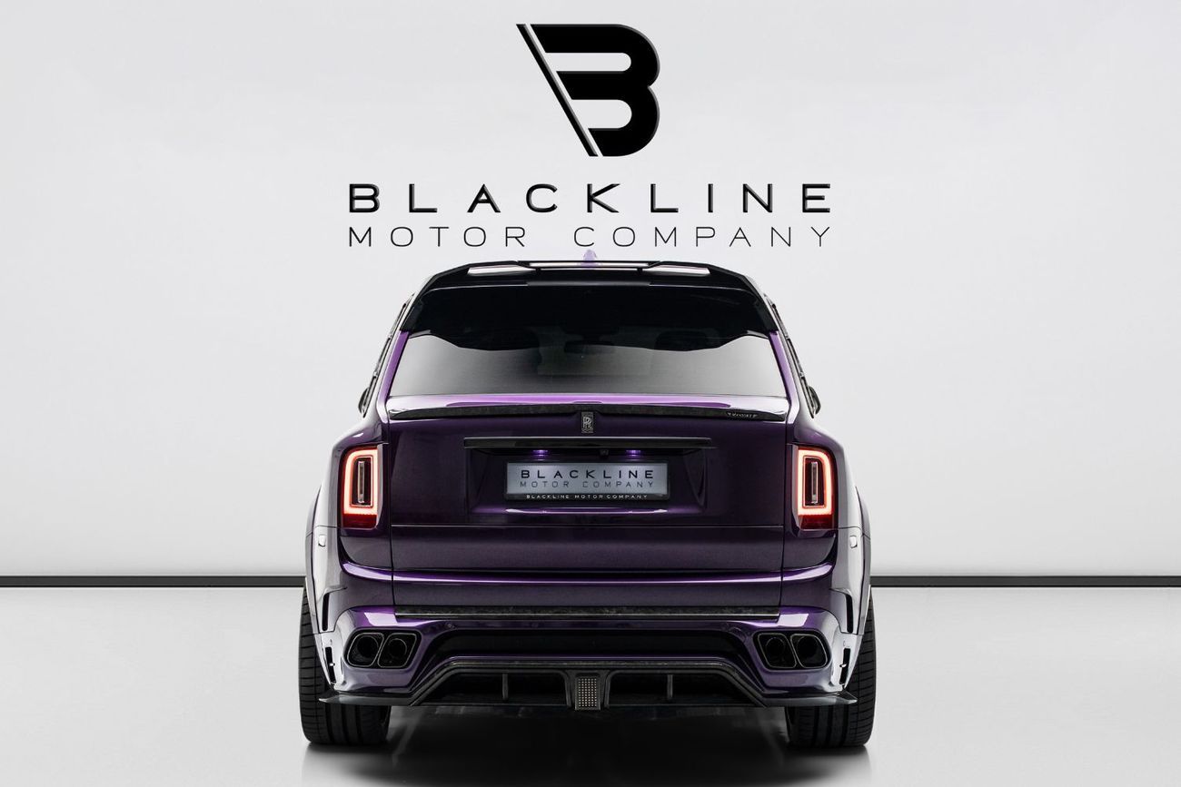Rolls-Royce Cullinan 2021 Rolls Royce Cullinan Mansory Black Badge, 1 Year Warranty, Service History, Low KMs, European