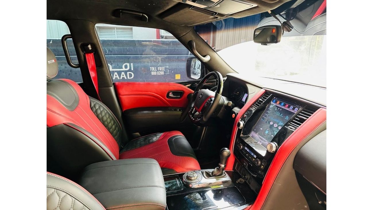 Nissan Patrol NISSAN PATROL LE PLATINUM CITY 5.6 V8 | SPACIOUS LUXURY CABIN | RED BLACK INTERIOR | GCC