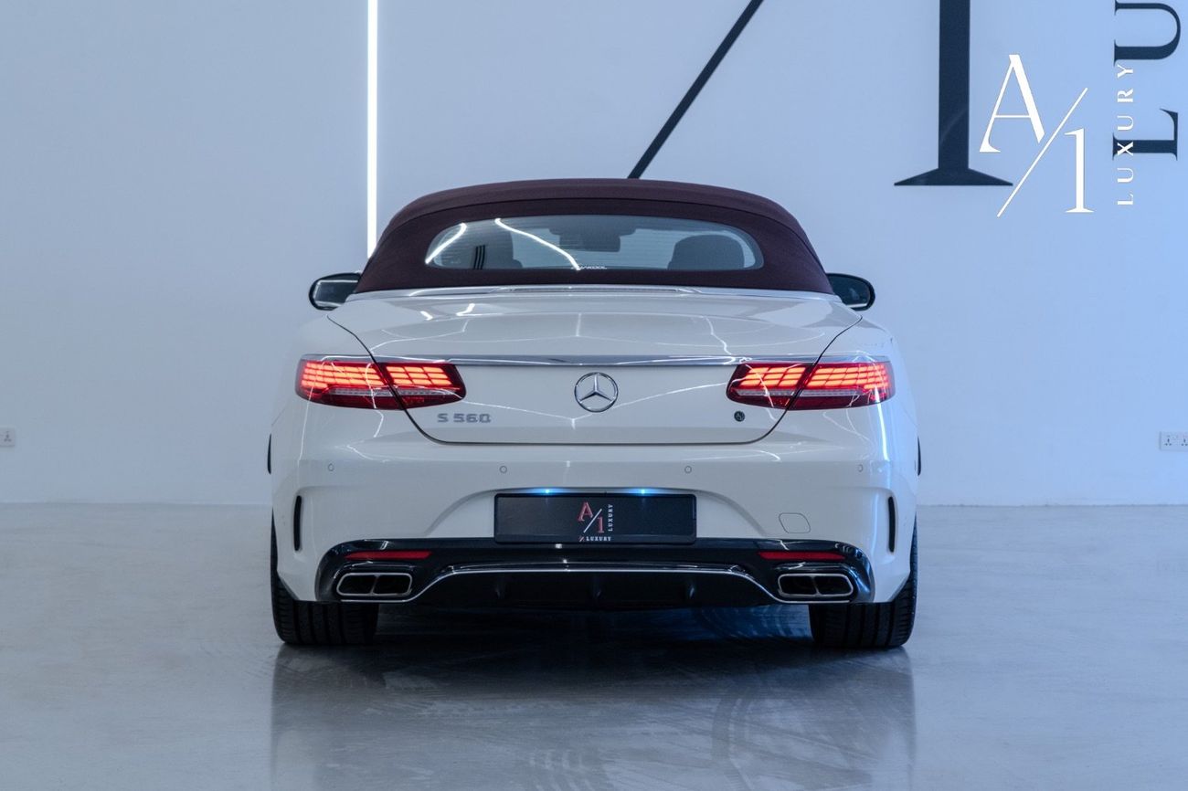 مرسيدس بنز S 560 كوبيه 2018 Mercedes Benz S560 Convertible V8, Service History, Fully Loaded, Excellent Condition, GCC Spec