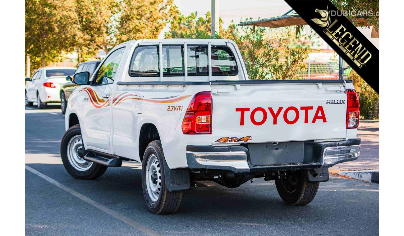Toyota Hilux 2021 Toyota Hilux 2.7L M/T 4x4 Single Cab Petrol | Export Only