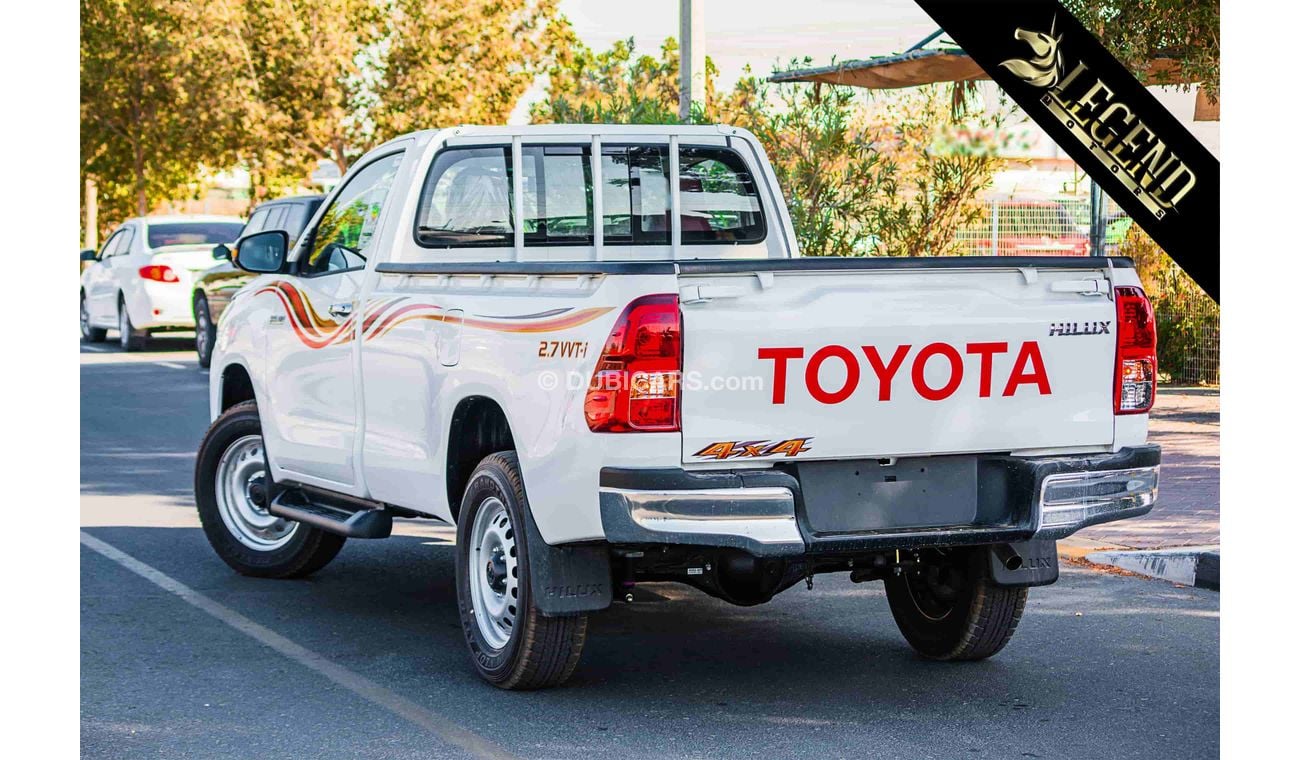 تويوتا هيلوكس 2021 Toyota Hilux 2.7L M/T 4x4 Single Cab Petrol | Export Only