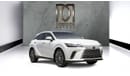 لكزس RX 350 Luxury 2.4L AWD/2024. Local Registration+10%