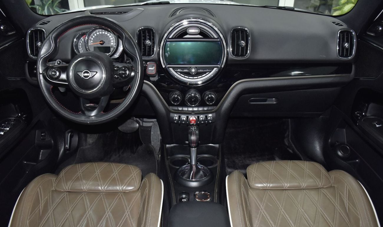 Mini Cooper S Countryman ALL4 EXCELLENT DEAL for our Mini Countryman Cooper S All4 ( 2018 Model ) in White Color GCC Specs