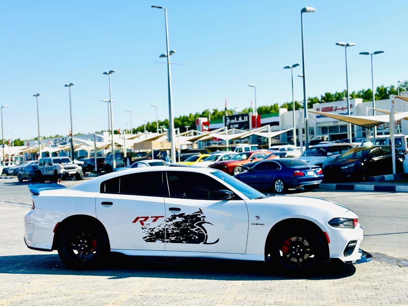 Dodge Charger R/T Plus 6.4L | Monthly 1700/- | 0% DP | Carbon Fiber Interior | # 61339 | Ramadan Offer!