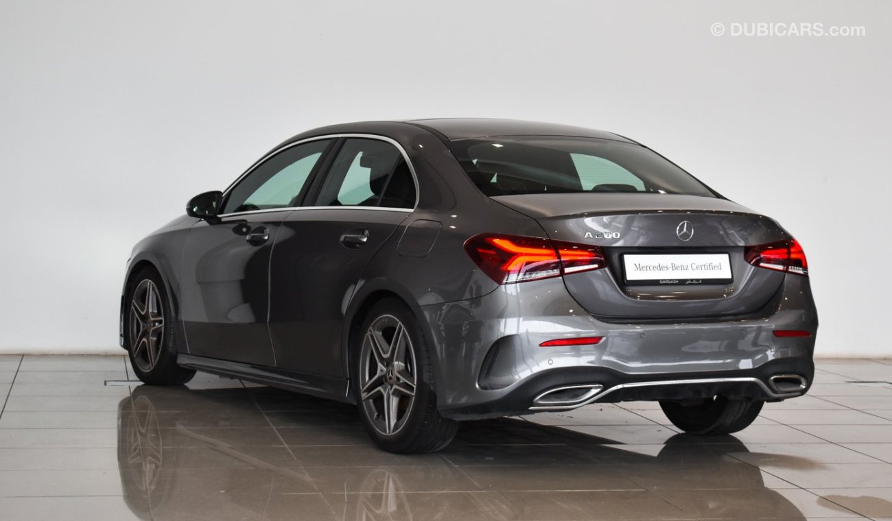 مرسيدس بنز A 200 SALOON / Reference: VSB ***** Certified Pre-Owned with up to 5 YRS SERVICE PACKAGE!!!