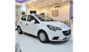 Opel Corsa EXCELLENT DEAL for our Opel Corsa 2017 Model!! in White Color! GCC Specs