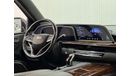 كاديلاك إسكالاد بريميوم لاكجري 2022 Cadillac Escalade LWB, Cadillac Warranty + Service Pack, Full Options, Low Kms, 