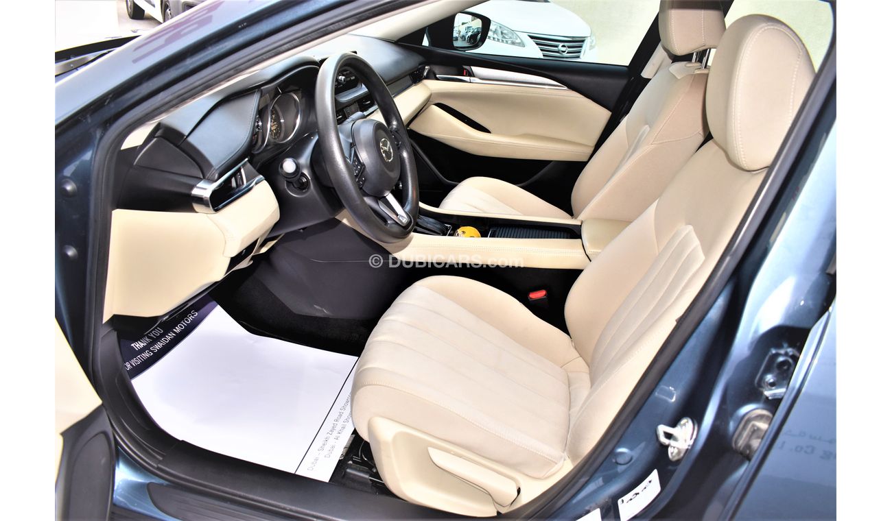 Mazda 6 AED 1468 PM | 2.5L S GRADE GCC WARRANTY