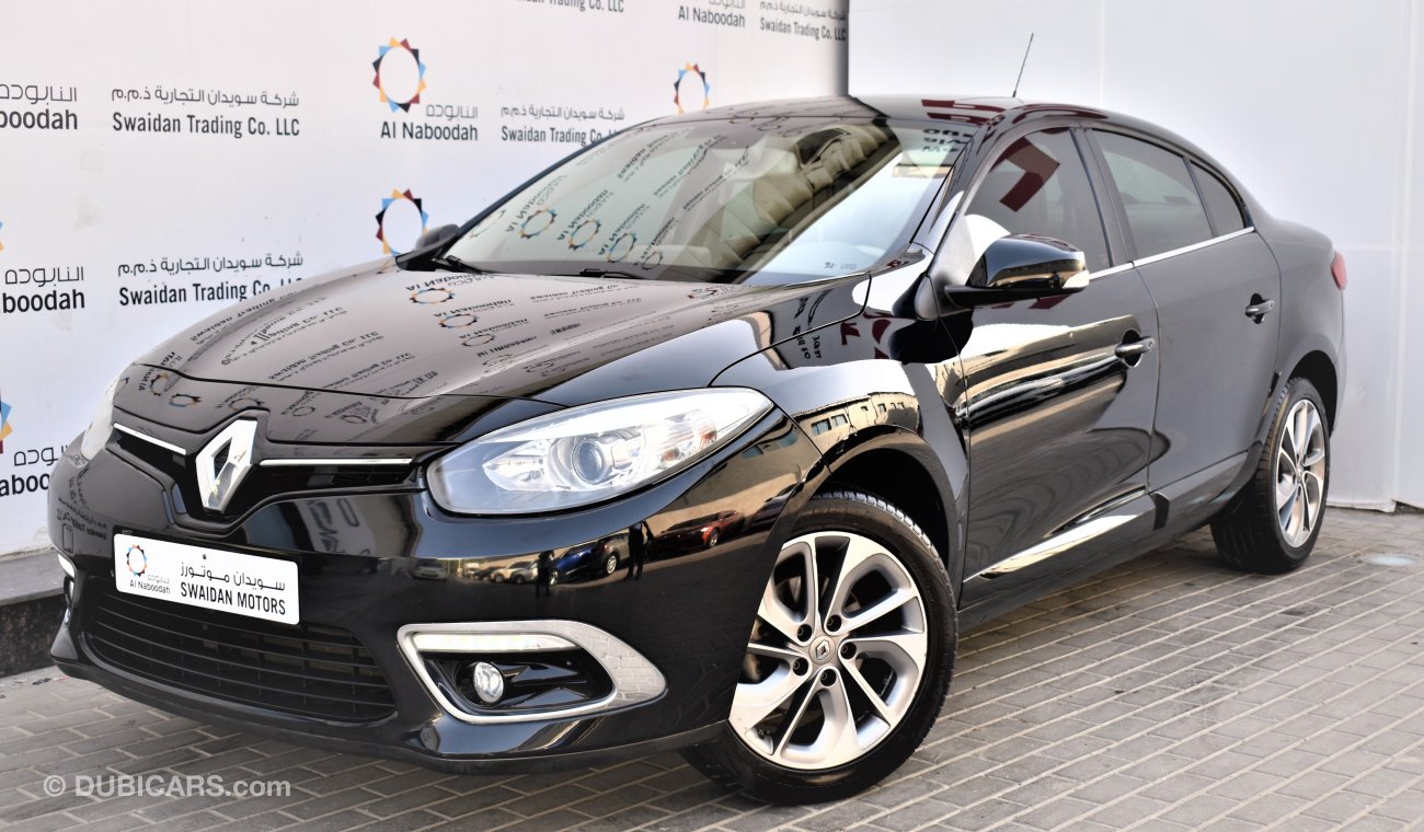 Renault Fluence 2.0L LE 2017 GCC SPECS DEALER WARRANTY WITH NAVIGATION