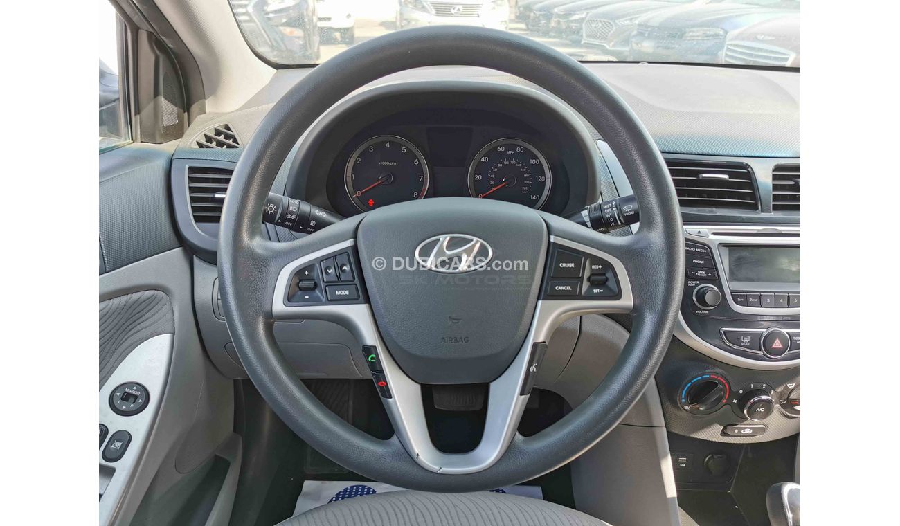 Hyundai Accent 1.6L, 16" Rims, Active ECO Control, Headlight Lightening Knob, LED Headlights, Bluetooth (LOT # 625)