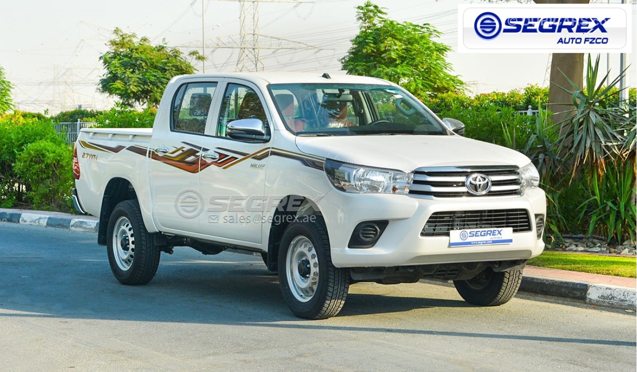 Toyota Hilux 2.7 DC 4x4 6AT LOW. PWR WINDOWS.AC AVAILABLE IN COLORS 2019 & 2020 MODELS