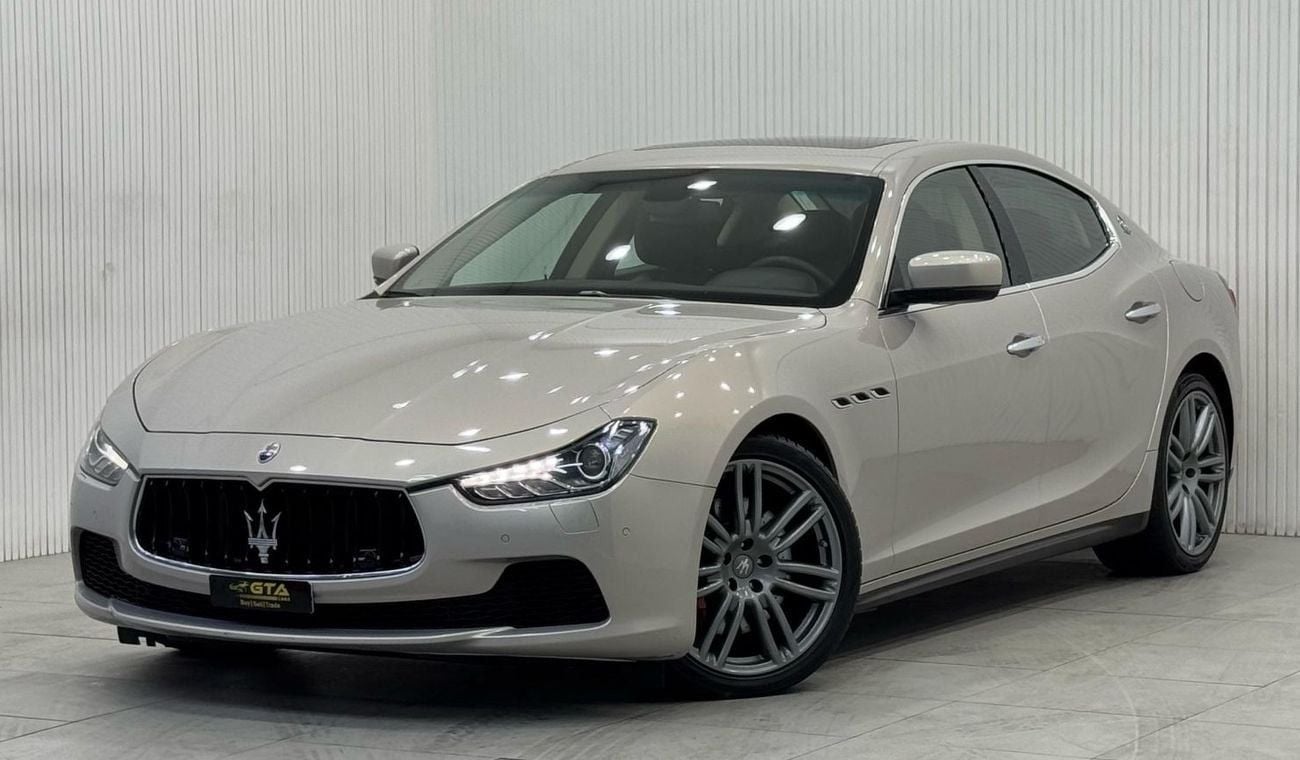 مازيراتي جيبلي S Q4 3.0L (410 HP) 2016 Maserati Ghibli S Q4, Full Service History, Carbon Fiber Package, Excellent