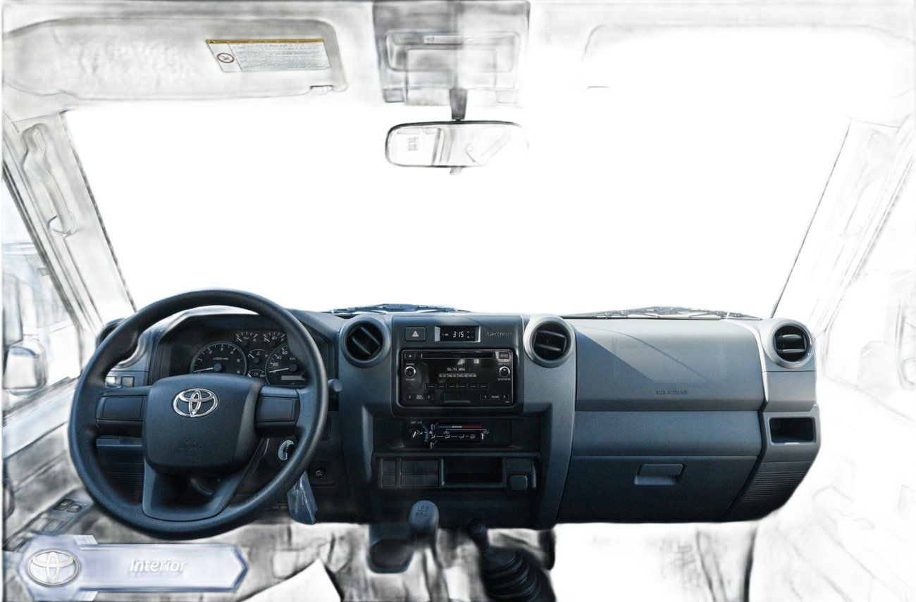 Toyota Land Cruiser 70 TLC76 DSL ECTP2M017 –2026 Toyota LC76 5 Doors Hardtop - 4.2L Diesel Manual - White