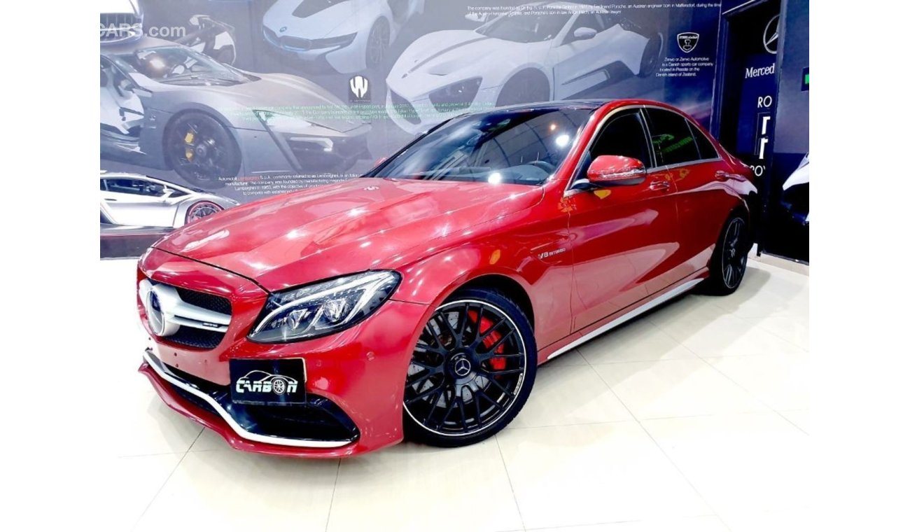 Mercedes-Benz C 63 AMG - 2016 - ONE YEAR WARRANTY - ( 2,850 ) AED PER MONTH/ 5YEARS