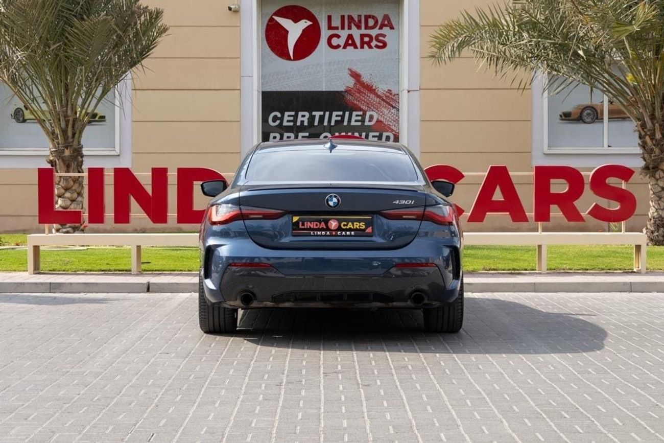 BMW 430i M Sport 2.0L BMW 430i M-Sport 2022 GCC under Agency Warranty and Service Contract with Flexible Down