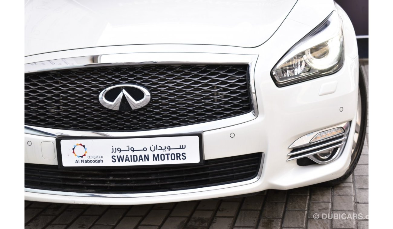 Infiniti Q70 AED 1439 PM | 3.7L EXCELLENCE V6 GCC DEALER WARRANTY