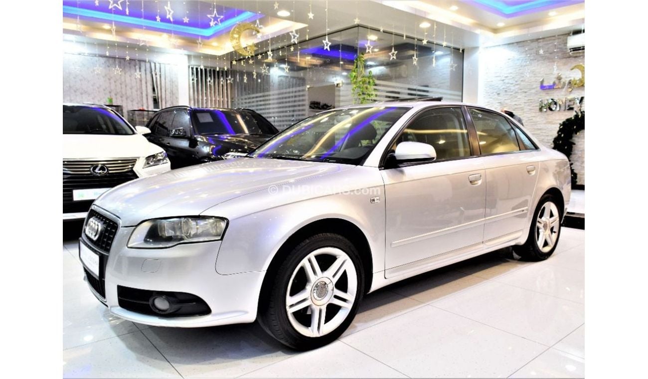 أودي A4 AMAZING!!  Audi A4 2.0 S-Line 2008 Model!! Silver Color GCC Specs