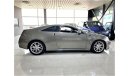 Cadillac CTS CADILLAC CTS 2012 COUPE GULF SPACE ,ACCIDENT FREE