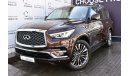 Infiniti QX80 AED 2299 PM | 5.6L LUXURY V8 4WD GCC DEALER WARRANTY