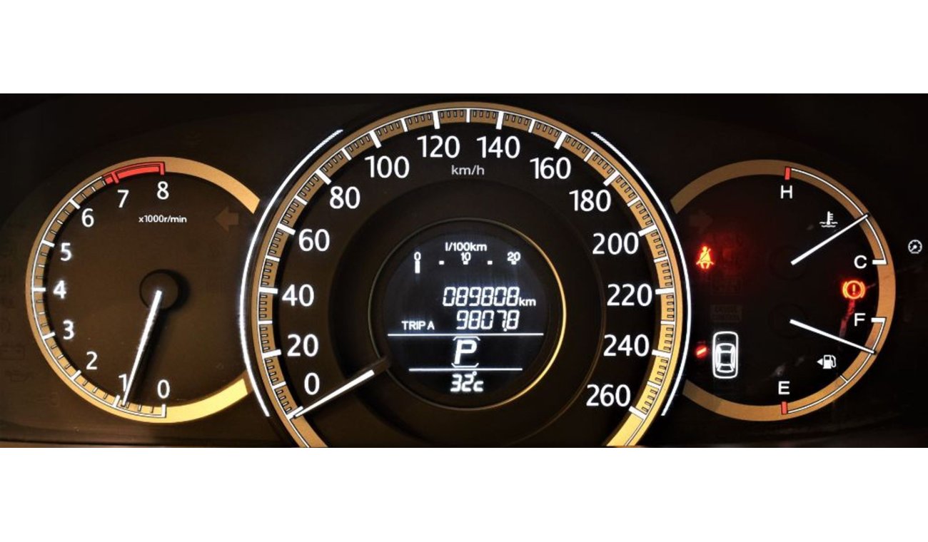 هوندا أكورد AMAZING! Honda Accord 2013 Model! Burgundy Color GCC Specs