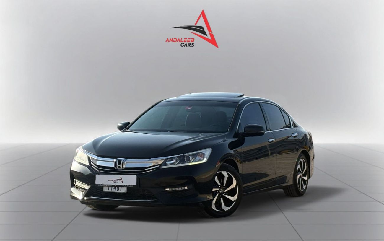 Honda Accord 2.4L I4 A/T | 2017 | GCC SPECS | All Original Paint | AED 990 per month
