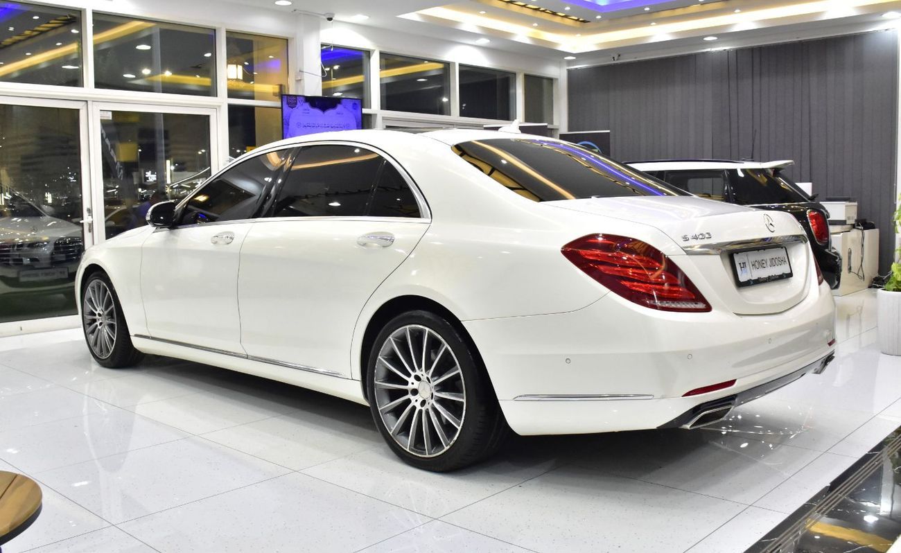 مرسيدس بنز S 400 EXCELLENT DEAL for our Mercedes Benz S400 ( 2014 Model ) in White Color GCC Specs