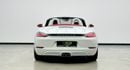 Porsche 718 Boxster STANDARD 2021 Porsche 718 Boxster, Warranty, Full Porsche Service History, Sport Chrono Package, GCC