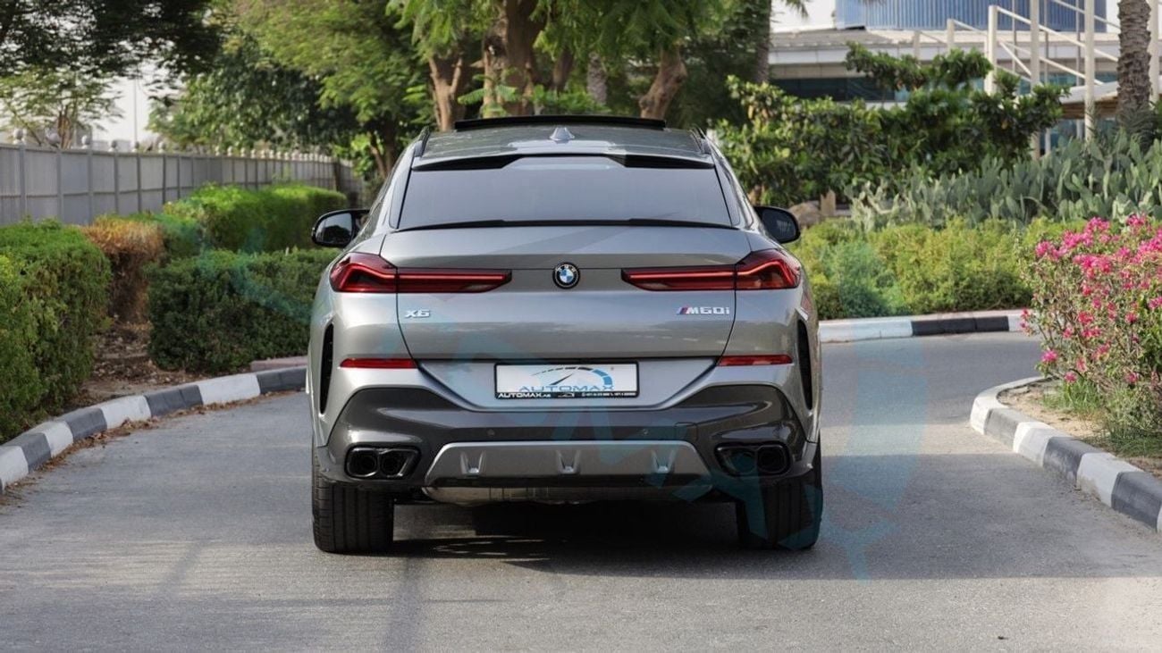 بي أم دبليو X6 XDRIVE 60i M SPORT 4.4L V8 AWD 2025 GCC 7000Km With 5 Years Warranty & Service @Official Dealer