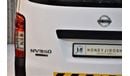 Nissan Urvan 14 Seater Van! Nissan Urvan NV350  2016 Model!! in White Color! GCC Specs