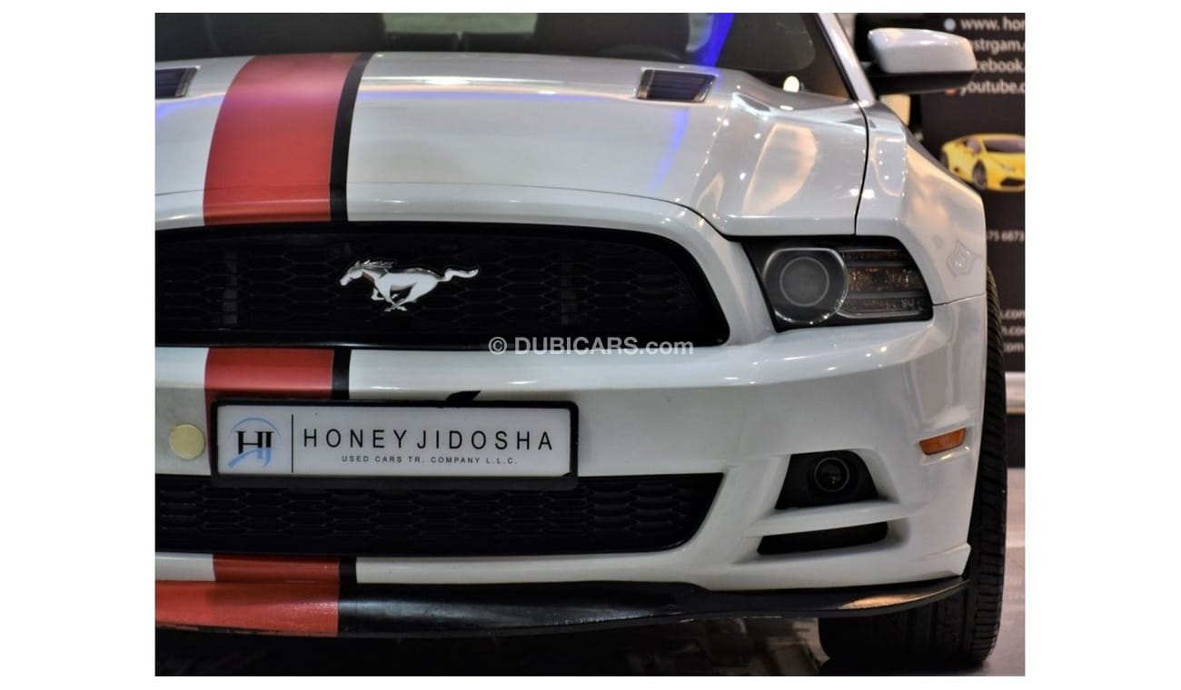 Ford Mustang EXCELLENT DEAL for our Ford Mustang GT 5.0 ( 2014 Model! ) in White Color! GCC Specs