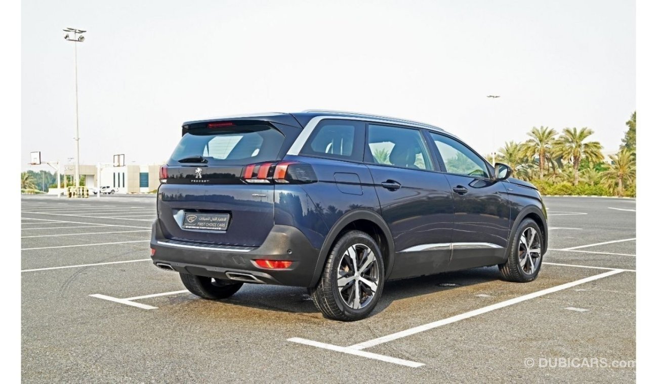 Peugeot 5008 AED 1,540/month 2020 | PEUGEOT | 5008 GT LINE | WARRANTY: VALID 28-07-2024 OR 100,000KM P01723