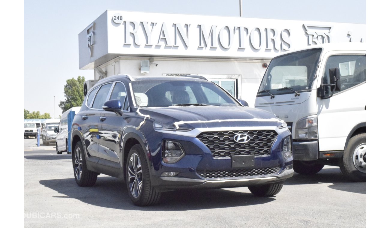 Hyundai Santa Fe 2019 2.4 L  4x4  PANORAMIC WITH WIRELESS CHARGER   LEATHER &  ELECTRIC SEAT  ONLY FOR EXPORT