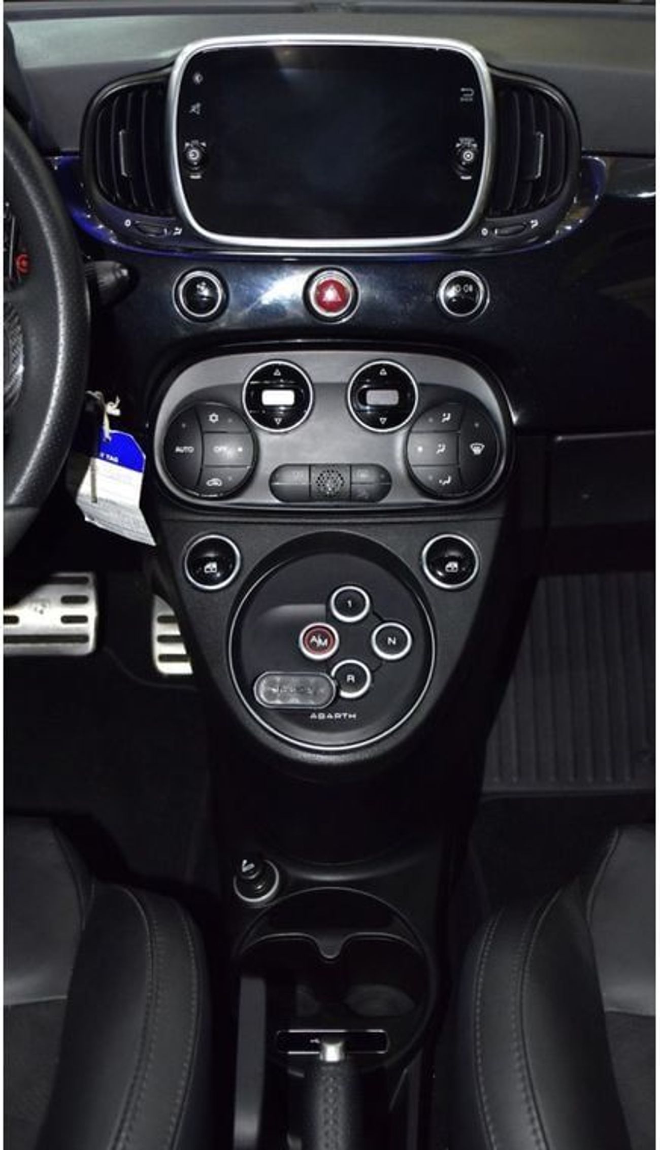 Abarth 595 EXCELLENT DEAL for our Abarth 595 Scorpioneoro ( 2022 Model ) in Black Color GCC Specs