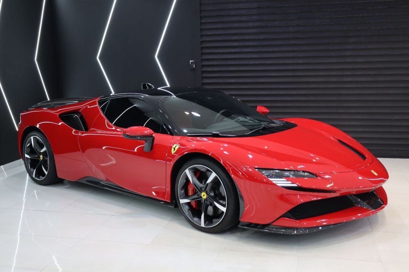 Ferrari SF90 Assetto Fiorano Package, JBL Audio, Al Tayer Warranty + Service!!