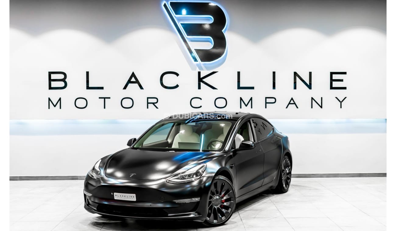 تسلا موديل 3 2021 Tesla Model 3 Performance, Tesla Warranty, Low KMs, GCC