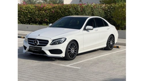 Mercedes-Benz C200 AMG Pack Mercedes C200 AMG 360 Camera Panoramic  Ventilation Seats  Full option GCC 2018  61,000 KM 