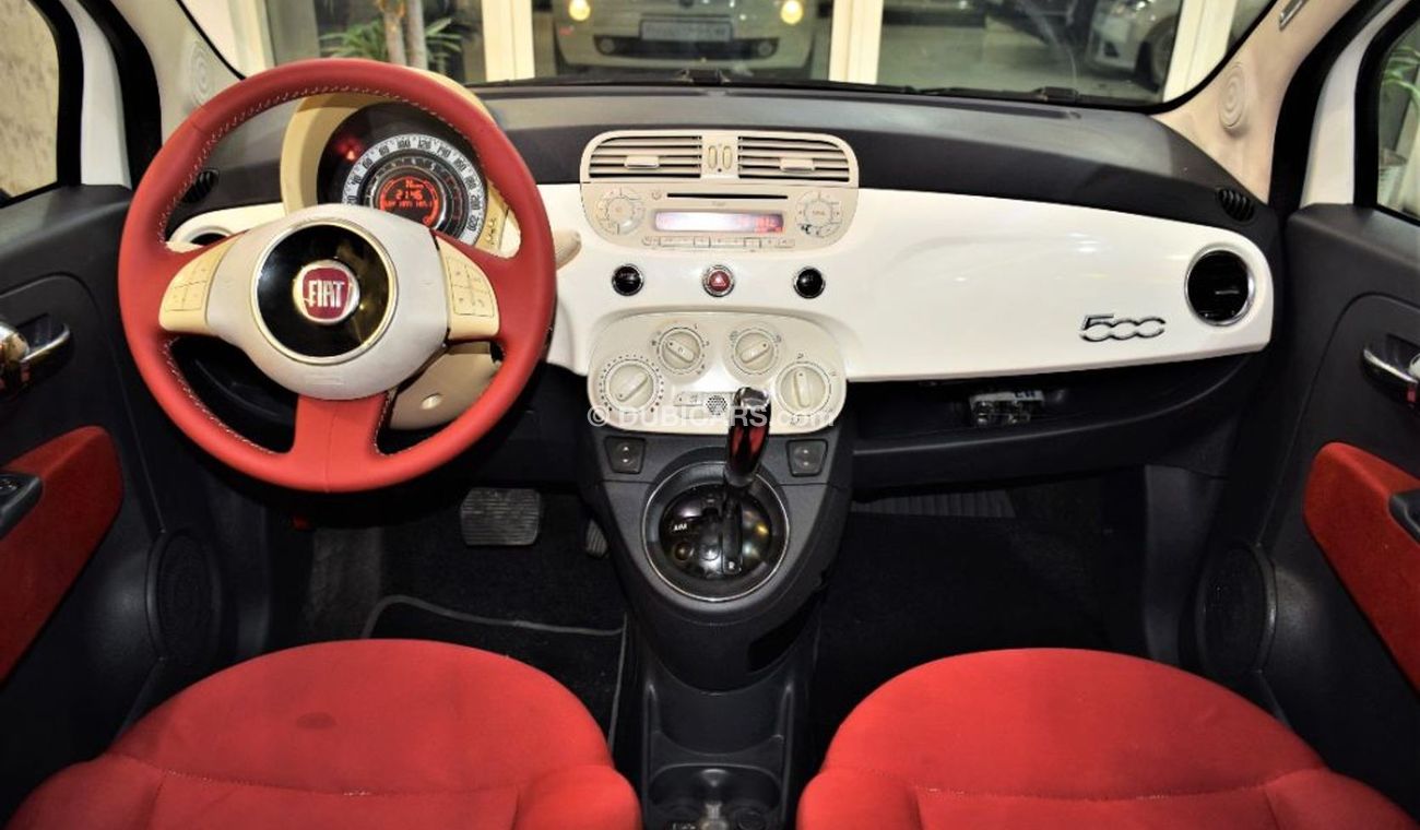 Fiat 500 AMAZING Fiat 500 2010 Model!! White Color! GCC Specs.