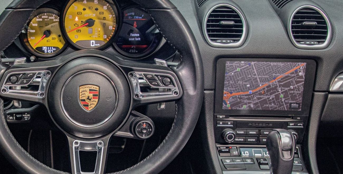 Porsche 718 Cayman GTS 4.0L A/T Black Exterior Package • Warranty + Service Contract Available • GCC