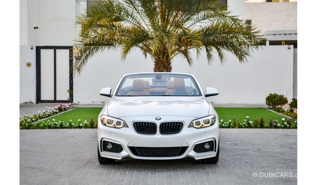 BMW 220i M-Kit (Brand New) - Warranty Until 2020 - GCC - AED 2,820 PER MONTH - 0% DOWNPAYMENT