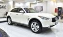 Infiniti QX70 EXCELLENT DEAL for our Infiniti QX70 ( 2020 Model ) in White Color GCC Specs
