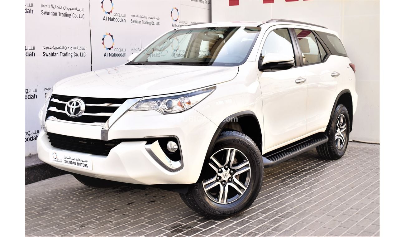 Toyota Fortuner AED 1439 PM | 2.7L EXR 4WD GCC DEALER WARRANTY