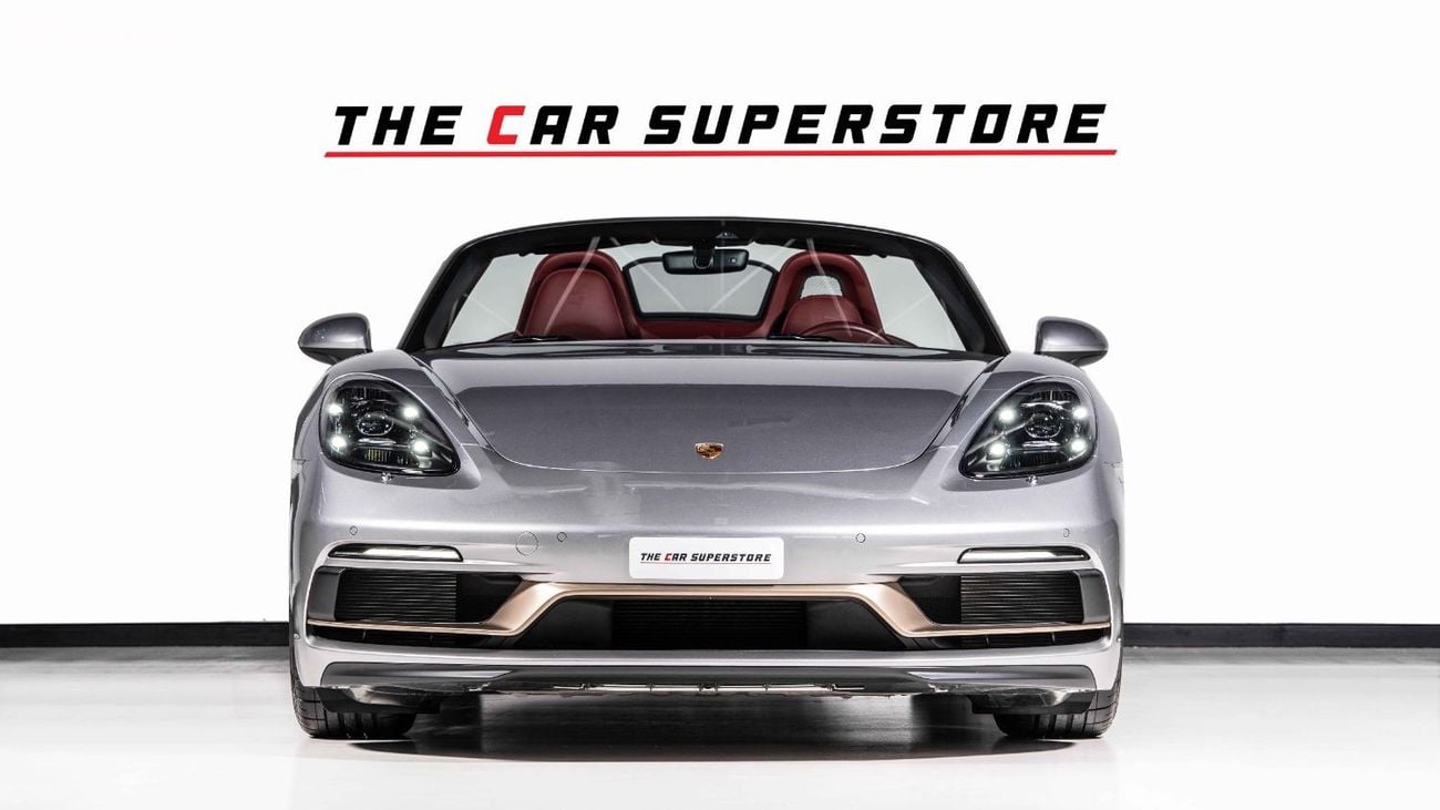 Porsche 718 Boxster 2022-PORSCHE BOXSTER-25 YEARS ANNIVERSARY EDITION-GCC-SPECIAL CAR-AL NABOODA WARRANTY TILL 2026