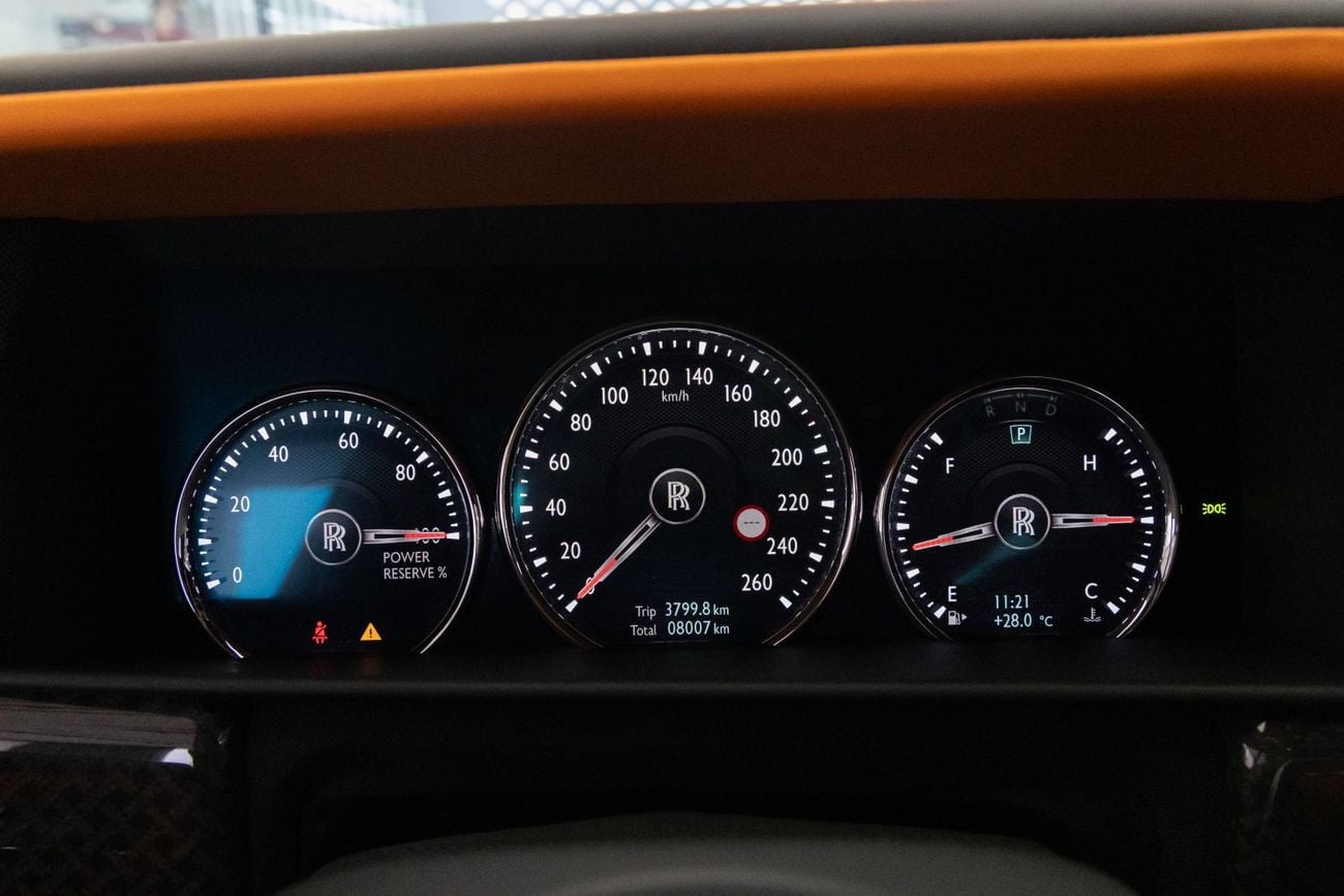 رولز رويس كولينان Rolls-Royce Cullinan Black Badge | Bespoke Orange Interior | Fully loaded | WARRANTY AVAILABLE PITST