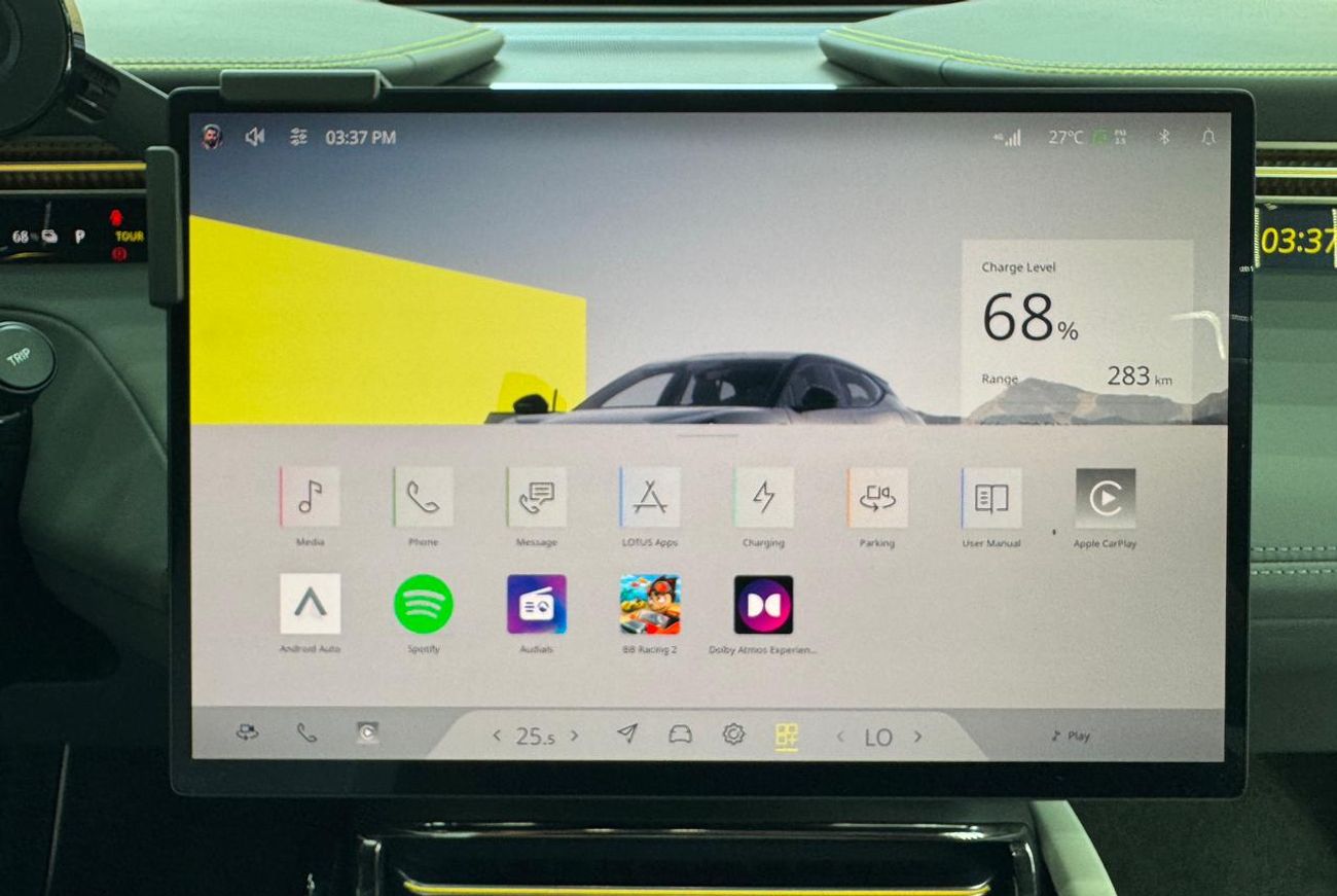 Lotus Eletre Automatic . Electric . SUV/Crossover . All Wheel Drive . 5 Seats . 5 Doors ▾