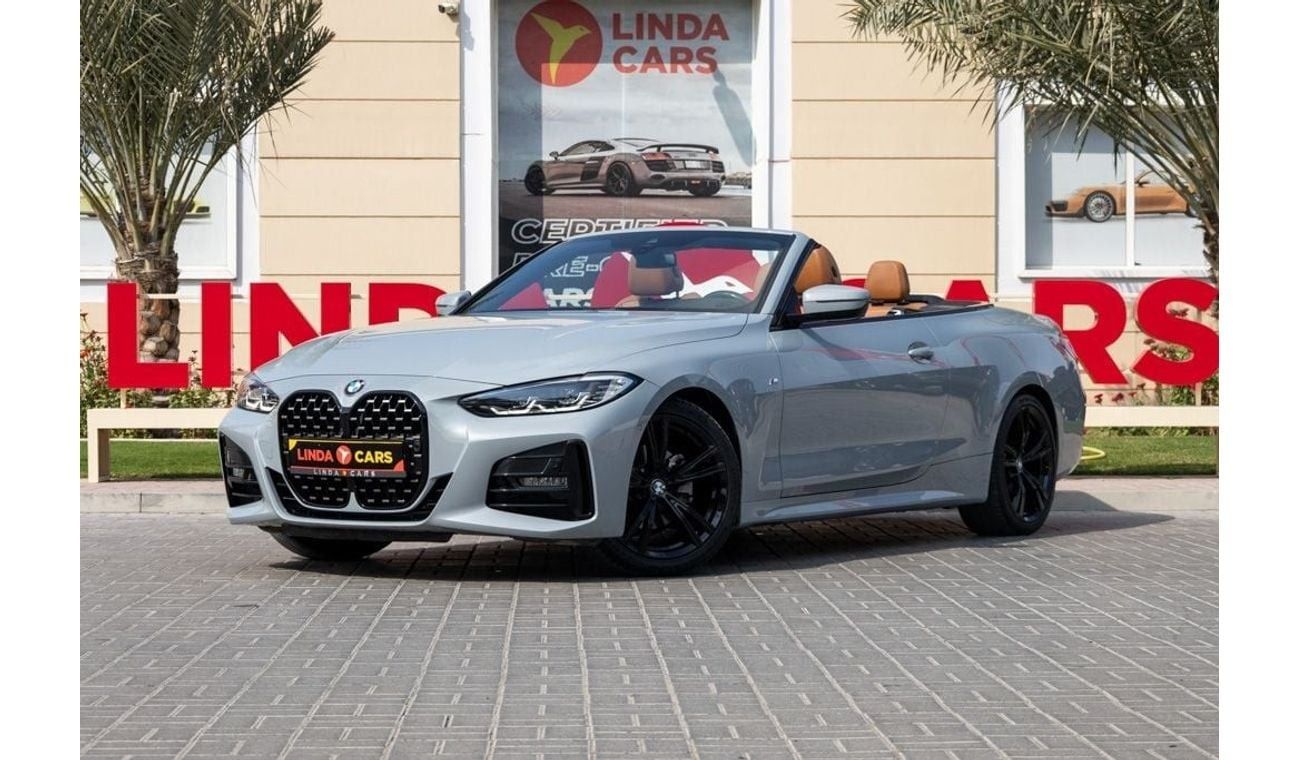 BMW 420i M Sport 2.0L BMW 420i M-Sport Convertible 2022 GCC under Agency Warranty and Service Contract with F