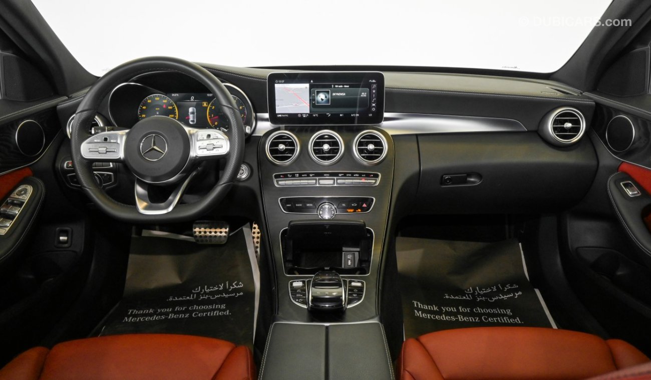 مرسيدس بنز C200 SALOON / Reference: VSB 32793 Certified Pre-Owned with up to 5 YRS SERVICE PACKAGE!!!