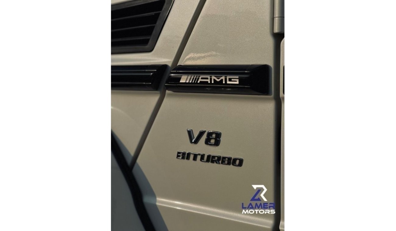 مرسيدس بنز G 63 AMG محرك 8 أسطوانات بشكل حرف V بسعة 5.5 لتر مع شاحن توربيني - دفع بالعجلات الأربعة