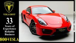 Porsche Cayman AL NABOODAH CAR + FULL OPTION / GCC / 2014 / UNLIMITED MILEAGE WARRRANTY / FSH! / ONLY 2,119 DHS PM