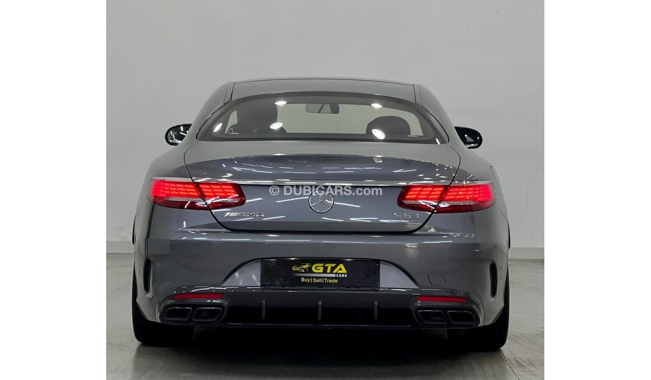 Mercedes-Benz S 63 AMG Coupe 2018 Mercedes S63 Coupe AMG FULL OPTION, Full Service History, Warranty, GCC