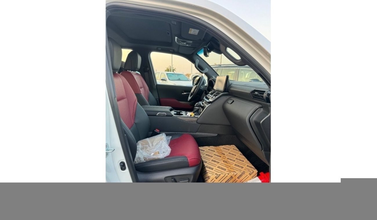 تويوتا لاند كروزر LAND CRUISER VXR 3.5 409TT WHITE COLOR INTERIOR RED